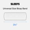 Basic Black Drip Bicep Bands One Size view 4