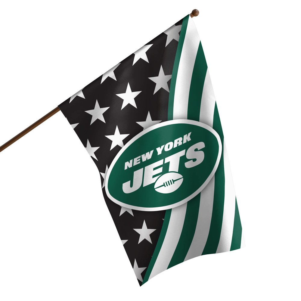 FOCO New York Jets NFL Americana Vertical Flag, 3 ' x 2 '