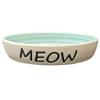 SPOT Oval Green Meow Dish 6 58575 view 1