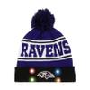 FOCO Baltimore Ravens NFL Snow Stealer Light Up Beanie view 2