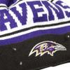 FOCO Baltimore Ravens NFL Snow Stealer Light Up Beanie view 3