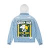 FOCO Green Bay Packers NFL Mens Denim Days Jacket - L view 4