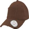 Rapid Dominance Standard Vintage USA Flag Patch Cap, Brown view 1