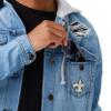 FOCO New Orleans Saints NFL Mens Denim Days Jacket - L view 3