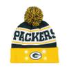FOCO Green Bay Packers NFL Snow Stealer Light Up Beanie view 2