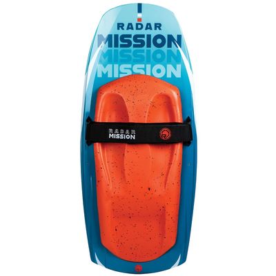 Radar Mission Water Sport Kneeboard, Navy Blue/Fire Red