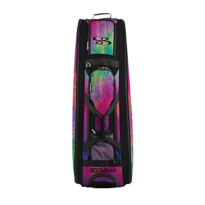 Boombah Beast Rolling Bat Bag 2.0-40" x 14" x 13" - Blast Multi - Holds 8 Bats, Glove and Shoe Compartments