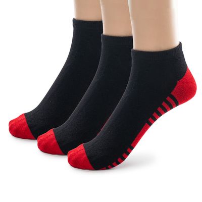 Silky Toes Boys and Girls Athletic Ankle Socks No Show Viscose Bamboo Cushioned Socks for Kids, 3 or 6 Pairs