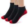 Silky Toes Boys and Girls Athletic Ankle Socks No Show Viscose Bamboo Cushioned Socks for Kids, 3 or 6 Pairs view 1