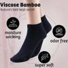 Silky Toes Boys and Girls Athletic Ankle Socks No Show Viscose Bamboo Cushioned Socks for Kids, 3 or 6 Pairs view 4