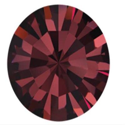 Preciosa Maxima Chatons Rhinestones - Choose Your Size - Color: Burgundy - 144 Pieces (SS29 (6.15-6.35mm))