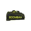 Boombah Beast Rolling Bat Bag 2.0-40" x 14" x 13" - Softball Highlight Black/Optic Yellow/Red - Holds 8 Bats, Glove and Shoe Compartments view 4