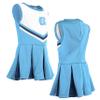 Little King NCAA Infant/Toddler Girls One Piece Team Cheer Jumper Dress-North Carolina Tar Heels-3T view 4