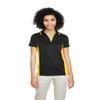 Harriton Flash Snag Protection Plus IL Colorblock Polo 2XL Black/SNRY YLLW view 1
