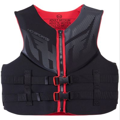 HO Sports Mens Pursuit Life Jacket - USCG Approved Life Saving Device Level 70 Buoyancy Aid - Great for Any Water Sports Activity Including Boating, Paddle & Swimming - Black, Medium