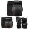 Bont Junior / Kids Skate Pads Protection Set for Inline Skate, Roller Skate, Ice Skate, Skateboard, Elbow Knee Wrist Protective Set in Black Pink and Teal (Black, Small) view 1