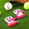 2 Gymnastics Grips Wristbands Sets for Kids Youth, Palm Protection and Wrist Support Sports Accessories for Workout Exercise (Pink, Black, White) view 3