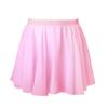 easyforever Kids Girls Basic Chiffon Pleated Pull-on Wrap Skirt Skort Ballet Dancewear Daily Casual Outfits Pink P 6-12 Years view 1