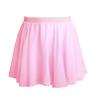 easyforever Kids Girls Basic Chiffon Pleated Pull-on Wrap Skirt Skort Ballet Dancewear Daily Casual Outfits Pink P 6-12 Years view 2