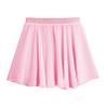 easyforever Kids Girls Basic Chiffon Pleated Pull-on Wrap Skirt Skort Ballet Dancewear Daily Casual Outfits Pink P 6-12 Years view 4