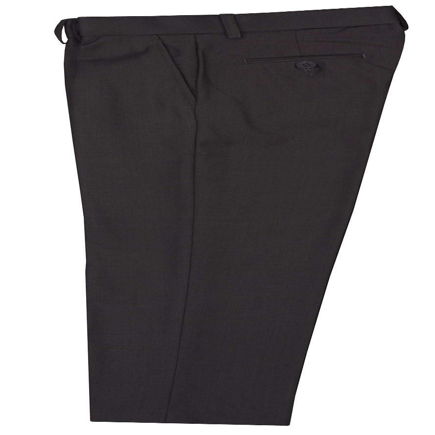 Tuxgear Baby-Boys Slim Fit Dress Toddler Pants with Adjustable Waist, (Charcoal, 4)