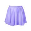easyforever Kids Girls Basic Chiffon Pleated Pull-on Wrap Skirt Skort Ballet Dancewear Daily Casual Outfits Light Purple P 12-15 Years view 2