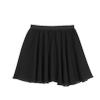 easyforever Kids Girls Basic Chiffon Pleated Pull-on Wrap Skirt Skort Ballet Dancewear Daily Casual Outfits Black P 1-6 Years view 4