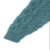 Aran Crafts Kid's Soft Shawl Neck Sweater, 100% Super Soft Merino Wool, Authentic & Traditional, Fisherman Sweater-Style Knit, Made in Ireland, SH5237-12/18-PEA Peacock view 4