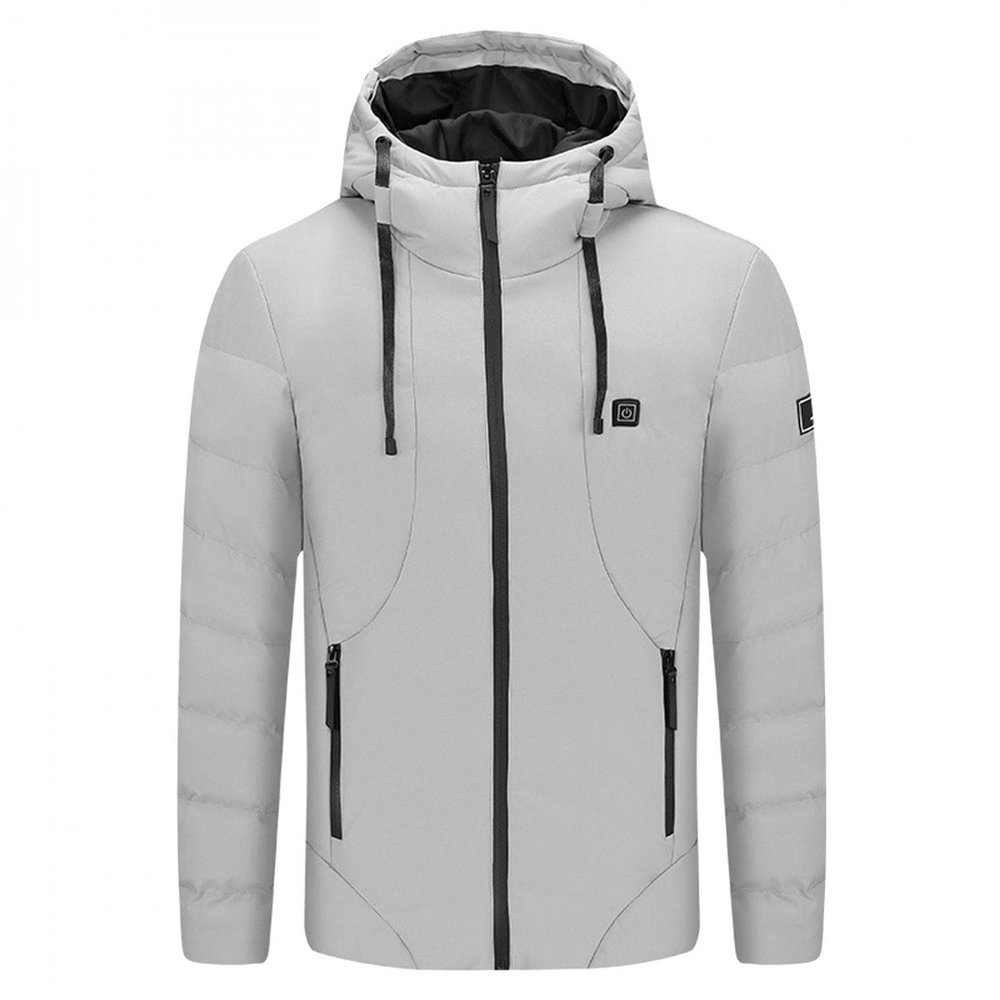 QWENTMTNTY Plus Size Heated Jackets for Men Women Waterproof Usb Chargeable Windbreaker Outdoor Skiing Sports Unisex Winter Coats