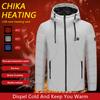QWENTMTNTY Plus Size Heated Jackets for Men Women Waterproof Usb Chargeable Windbreaker Outdoor Skiing Sports Unisex Winter Coats view 2