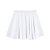 easyforever Kids Girls Basic Chiffon Pleated Pull-on Wrap Skirt Skort Ballet Dancewear Daily Casual Outfits White P 1-6 Years view 4