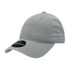 DECKY Kids Relaxed Washed Cotton Caps, Grey, ONE Size view 1