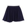 easyforever Kids Girls Basic Chiffon Pleated Pull-on Wrap Skirt Skort Ballet Dancewear Daily Casual Outfits Navy Blue P 6-12 Years view 3