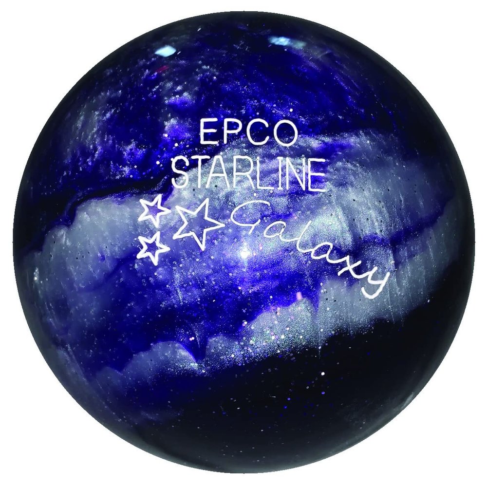 BuyBocceBalls - EPCO Candlepin Bowling Balls - Starline Galaxy - Purple (4 1/2", 2lbs 6oz) - Single - Made in USA