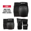 Bont Junior / Kids Skate Pads Protection Set for Inline Skate, Roller Skate, Ice Skate, Skateboard, Elbow Knee Wrist Protective Set in Black Pink and Teal (Pink/Teal, Medium) view 2