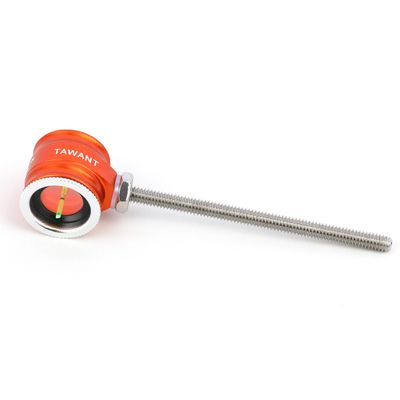 AMEYXGS Archery Recurve Bow Sight Scope Sight Pin with 0.5/0.75/1.0 Optical Fiber Arrow Aluminum Sight for Hunting Bow Accessory (Orange, 1.0)
