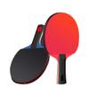 LINGOSHUN Table Tennis Bat Advanced,5-ply Wood,Competition Ping Pong Racket with Case,Double-Sided Reverse Adhesive,Designed for Rotation / 7 Stars/Short Handle view 2