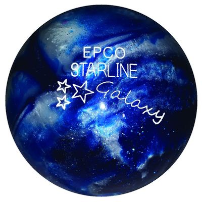 BuyBocceBalls - EPCO Candlepin Bowling Balls - Starline Galaxy - Blue (4 1/2", 2lbs 6oz) - Single - Made in USA