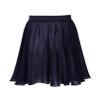 easyforever Kids Girls Basic Chiffon Pleated Pull-on Wrap Skirt Skort Ballet Dancewear Daily Casual Outfits Navy Blue P 12-15 Years view 1