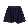 easyforever Kids Girls Basic Chiffon Pleated Pull-on Wrap Skirt Skort Ballet Dancewear Daily Casual Outfits Navy Blue P 12-15 Years view 4
