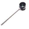 AMEYXGS Archery Recurve Bow Sight Scope Sight Pin with 0.5/0.75/1.0 Optical Fiber Arrow Aluminum Sight for Hunting Bow Accessory (Black, 0.5) view 1