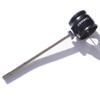 AMEYXGS Archery Recurve Bow Sight Scope Sight Pin with 0.5/0.75/1.0 Optical Fiber Arrow Aluminum Sight for Hunting Bow Accessory (Black, 0.5) view 2