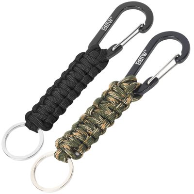 EOTW Paracord Keychain for Men Women Paracord Carabiner Backpack Keychain with Aluminum Clip for Camping Hiking Outdoor Gear