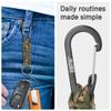 EOTW Paracord Keychain for Men Women Paracord Carabiner Backpack Keychain with Aluminum Clip for Camping Hiking Outdoor Gear view 3