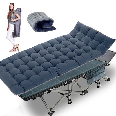 Barbella Folding Camping Cot, Folding Cot Camping Cots for Adults, Portable Sleeping Cot with Mattress Foldable Outdoor Bed Camp Cots Guest Bed with Carry Bag for Home, Office & Outdoor Use