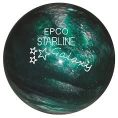 BuyBocceBalls - EPCO Candlepin Bowling Balls - Starline Galaxy - Green (4 1/2", 2lbs 6oz) - Single - Made in USA