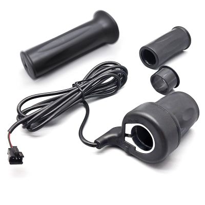 HUDAMZKY Electric Bicycle Right Handle 20X Half Twist Throttle 24V 36V 48V 60V 72V SM/Waterproof Connector for E Bikes or Folding Electric Scooter