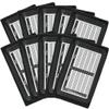 Adult Triple Playbook Wristband Quarterback Wrist(10 Pack)- Triple Windows Playbook QB Wristband - Great for Football Plays, Baseball Calls All Sports (Black) view 1