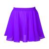 FEESHOW Girls Chiffon Ballet Mini Wrap Solid Color Skirt Classic Basic Workout Gymnastic Training Ballerina Dancewear Light Purple 12-15 Years view 1