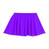 FEESHOW Girls Chiffon Ballet Mini Wrap Solid Color Skirt Classic Basic Workout Gymnastic Training Ballerina Dancewear Light Purple 12-15 Years view 2